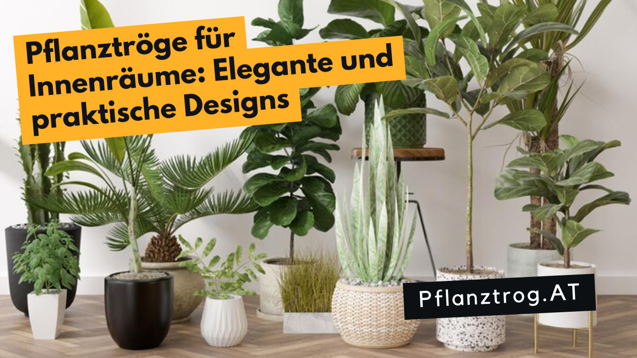 Pflanztröge für Innenräume: Elegante und praktische Designs